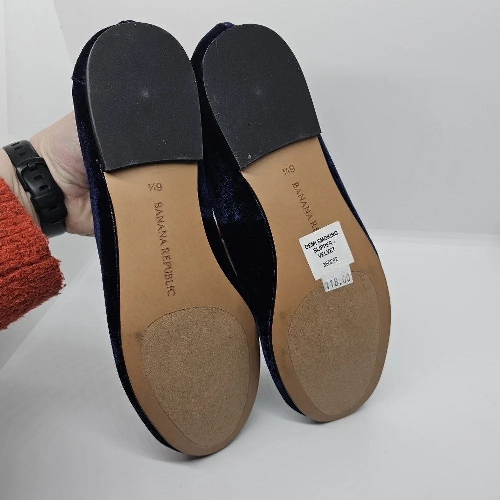 Banana Republic blue velvet
